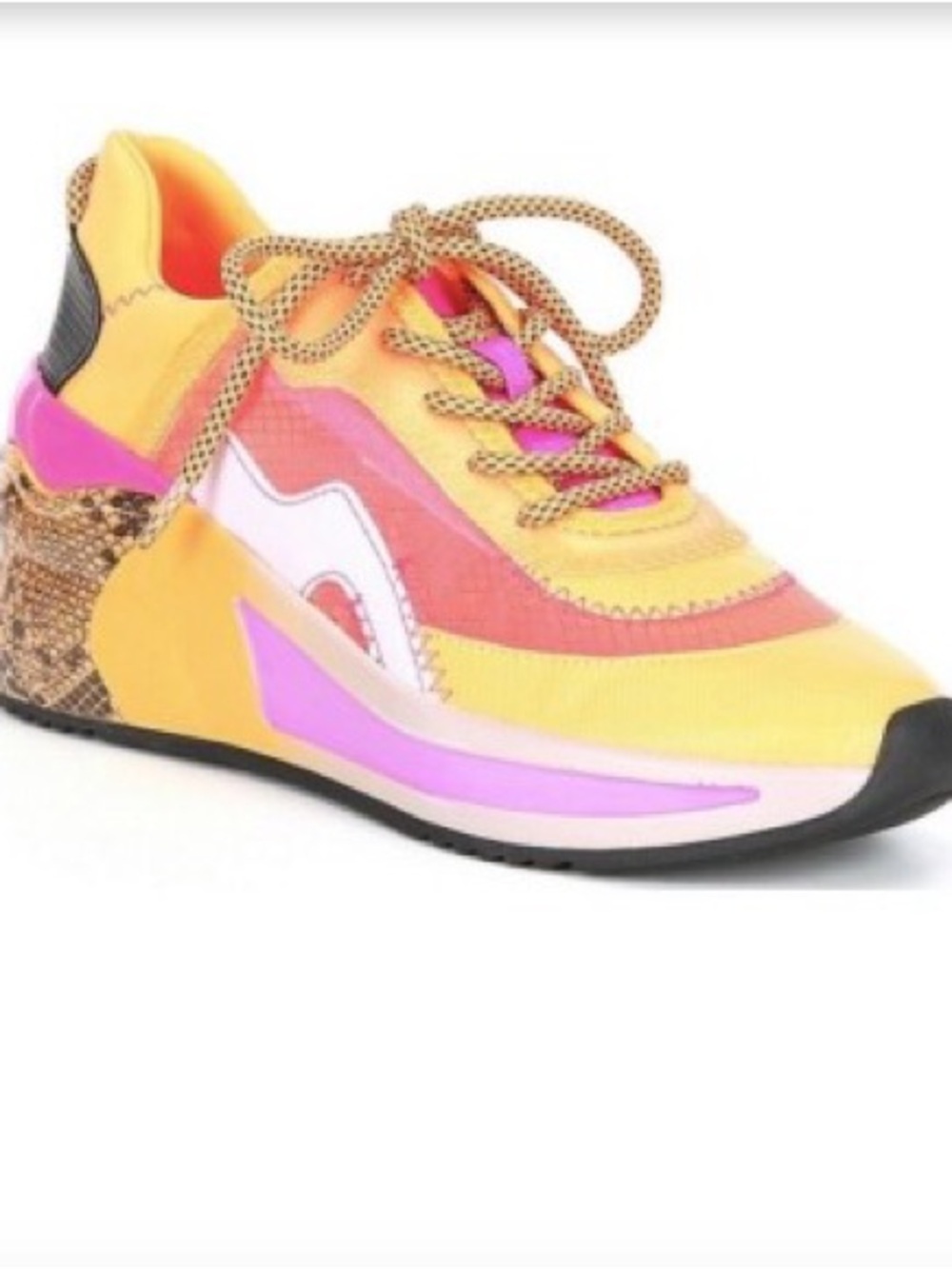 Gianni Bini Women's Colorblock Wedge Sneaker